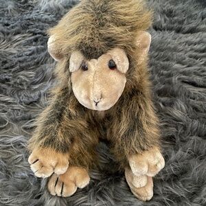 Realistic fur, TY classic monkey toy